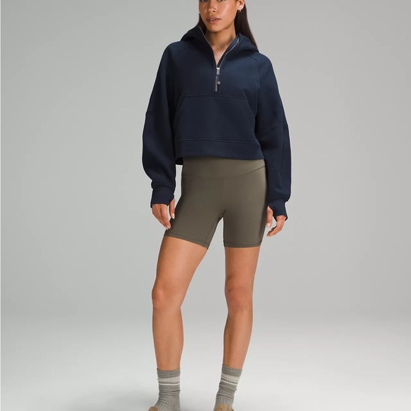 NWT Lululemon Scuba Oversized Half Zip in True Navy XS/S - Picture 4 of 8